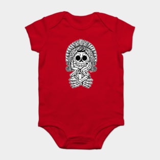 Adorable Aztec Death God Baby Bodysuit